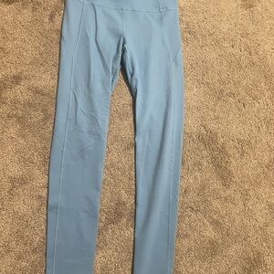 Blue High-Waisted Leggings